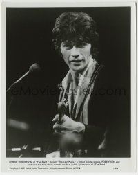 1h541 LAST WALTZ 8x10.25 still 1978 close up of Robbie Robertston of The Band playing guitar!