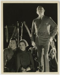 1h572 LOST SQUADRON 8x10 still 1932 Erich von Stroheim with shocked Mary Astor & Richard Dix!