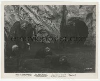 1h654 MOLE PEOPLE 8x10.25 still 1956 great image of multiple monsters emerging from ground!