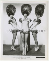 1h656 MOTHER WORE TIGHTS 8.25x10 still 1947 great image of 3 sexy chorus girls in skimpy outfits!