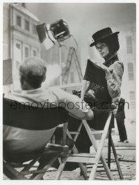 1h666 MY FAIR LADY candid 7.25x9.5 still 1964 Audrey Hepburn in flower girl costume on the set!