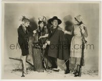 1h677 NAUGHTY BABY candid 8x10 still 1928 Thanksgiving publicity shot w/Loretta Young & Thelma Todd!