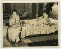 1h678 NAUGHTY BUT NICE 8x10 still 1927 Colleen Moore wrapped in blanket is suspicious of Reed!