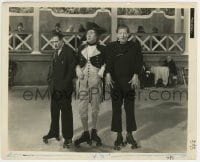 1h702 ONE IN A MILLION 8.25x10 still 1936 The Ritz Brothers as Karloff, Laughton & Lorre on skates!