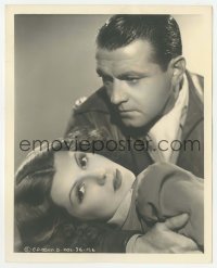 1h706 ONLY ANGELS HAVE WINGS deluxe 8.25x10 still 1939 Rita Hayworth & Barthelmess c/u by Schafer!