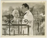 1h709 PAINTED VEIL 8x10 still 1934 great close up of turbaned Greta Garbo & George Brent!