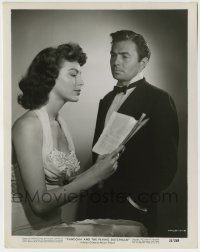 1h712 PANDORA & THE FLYING DUTCHMAN 8x10.25 still 1951 Ava Gardner & James Mason are mysterious!