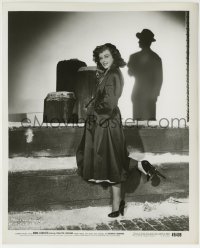 1h719 PAULETTE GODDARD 8.25x10 still 1949 sexy portrait from Anna Lucasta with one leg raised!