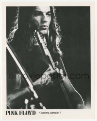 1h728 PINK FLOYD 8x10 still 1972 incredible close up of David Gilmour with guitar performing live!