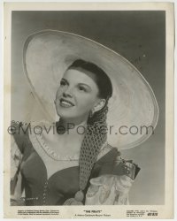 1h730 PIRATE 8x10.25 still 1948 wonderful head & shoulders portrait of Judy Garland wearing hat!