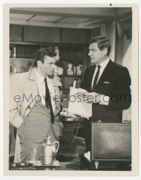 1h736 PRESCRIPTION: MURDER TV 7x9 still 1968 Peter Falk with Gene Barry in Columbo pilot episode!