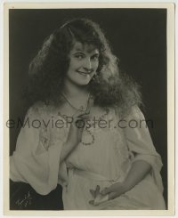 1h739 PRISCILLA DEAN deluxe 8x10 still 1920s great smiling portrait with pearls by Freulich!