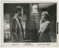 1h743 PSYCHO 8x10.25 still 1960 c/u of Janet Leigh & Anthony Perkins, Alfred Hitchcock classic!