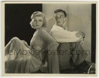 1h749 RAFTER ROMANCE 8x10.25 still 1933 Ginger Rogers & Norman Foster back to back by Coburn!