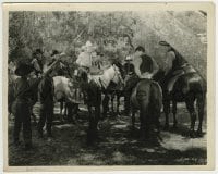 1h752 RANGE FEUD 8x10 still 1931 Buck Jones watches outlaw John Wayne about to be hung!