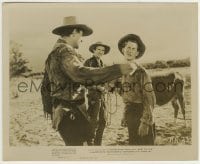 1h763 RED RIVER 8.25x10 still 1948 Walter Brennan watches John Wayne slap young Mickey Kuhn!