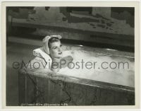 1h769 RITA HAYWORTH deluxe 8x10.25 still 1940s fantastic close up of the sexy star naked in bath tub!