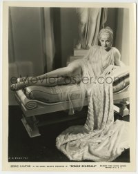 1h779 ROMAN SCANDALS 8x10.25 still 1933 sexy Gloria Stuart in sheer costume laying down!