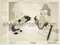 1h797 SALUDOS AMIGOS 8x11 key book still 1943 Donald Duck poses for young boy taking his picture!