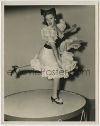 1h866 STRIKE UP THE BAND deluxe 8x10 still 1940 Judy Garland dancing on giant drum, Busby Berkeley!