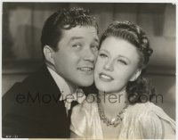 1h529 KITTY FOYLE 7x9 still 1940 romantic portrait of pretty Ginger Rogers & Dennis Morgan!