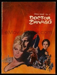 1m286 DOCTOR ZHIVAGO souvenir program book 1965 Omar Sharif, Julie Christie, David Lean