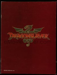 1m287 DRAGONSLAYER souvenir program book 1981 Peter MacNicol, Disney sword & sorcery fantasy movie!