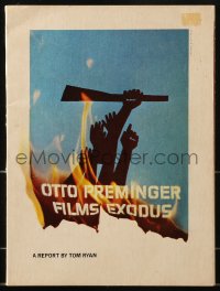 1m289 EXODUS souvenir program book 1961 Otto Preminger, classic cover art by Saul Bass!