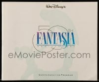 1m292 FANTASIA souvenir program book R1990 Disney classic 50th anniversary commemorative edition!