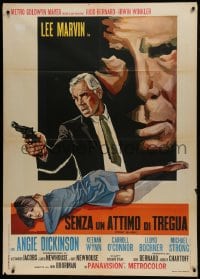 1p373 POINT BLANK Italian 1p 1968 different art of Lee Marvin & Angie Dickinson, John Boorman noir!