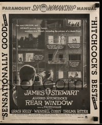 1p087 REAR WINDOW pressbook 1954 Alfred Hitchcock, voyeur Jimmy Stewart & pretty Grace Kelly!