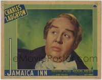 1r599 JAMAICA INN LC 1939 directed by Alfred Hitchcock, super c/u of Charles Laughton, ultra rare!