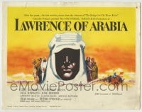 1r157 LAWRENCE OF ARABIA TC 1962 David Lean classic, Peter O'Toole, best silhouette art!