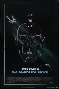 2k826 STAR TREK III 1sh 1984 The Search for Spock, art of Leonard Nimoy by Huyssen & Huerta!