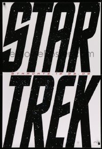 2k821 STAR TREK teaser 1sh 2009 space title design, Stardate 12.25.08, but didn't happen!