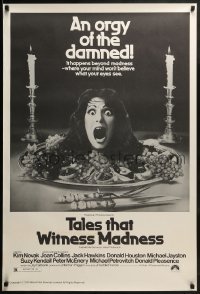 2k869 TALES THAT WITNESS MADNESS 1sh 1973 wacky screaming head on food platter horror image!