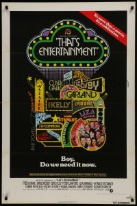 2k879 THAT'S ENTERTAINMENT int'l 1sh 1974 best scenes from classic MGM Hollywood movies!