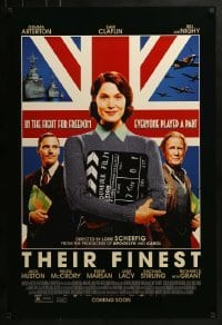 2k880 THEIR FINEST advance DS 1sh 2017 Arterton, in the fight for freedom everyone played a part!