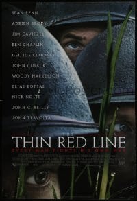 2k883 THIN RED LINE style A int'l 1sh 1998 Sean Penn, Woody Harrelson & Jim Caviezel in WWII!