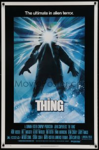 2k885 THING 1sh 1982 John Carpenter classic sci-fi horror, Drew Struzan, regular credit design!