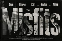 2p686 MISFITS French 31x47 R1990s sexy Marilyn Monroe, Clark Gable, Montgomery Clift, John Huston