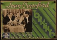 2p426 SADIE McKEE Italian LC 1934 close up of Joan Crawford between Franchot Tone & Edward Arnold!