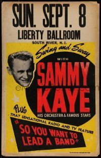 2p383 SAMMY KAYE WC 1950s famous singer & orchestra plus TV feature So You Want to Lead a Band!