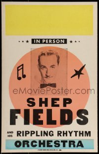 2p387 SHEP FIELDS music concert WC 1950s performing in person with his Rippling Rhythm Orchestra!