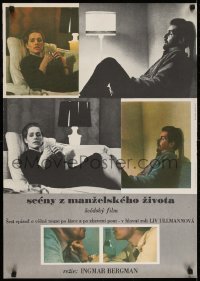 2y248 SCENES FROM A MARRIAGE Czech 23x32 1976 Ingmar Bergman, Liv Ullmann, Erland Josephson