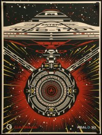 2z813 STAR TREK BEYOND 18x24 special poster 2016 Starship Enterprise by Everett, Cinemark RealD 3D