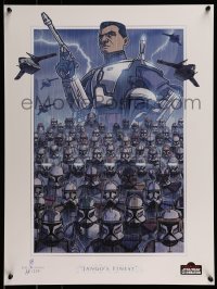 2z097 STAR WARS CELEBRATION 2017 signed artist's proof 18x24 art print 2017 by Hogan, Jango's Finest!