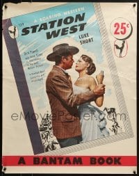 2z823 STATION WEST 22x28 special poster 1948 cowboy Dick Powell & sexy Jane Greer!