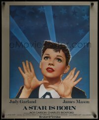 2z909 STAR IS BORN 21x26 video poster R1983 classic close up art of Judy Garland!