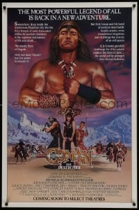 3g232 CONAN THE DESTROYER advance 1sh 1984 by Sarah Douglas, Arnold Schwarzenegger is most powerful!